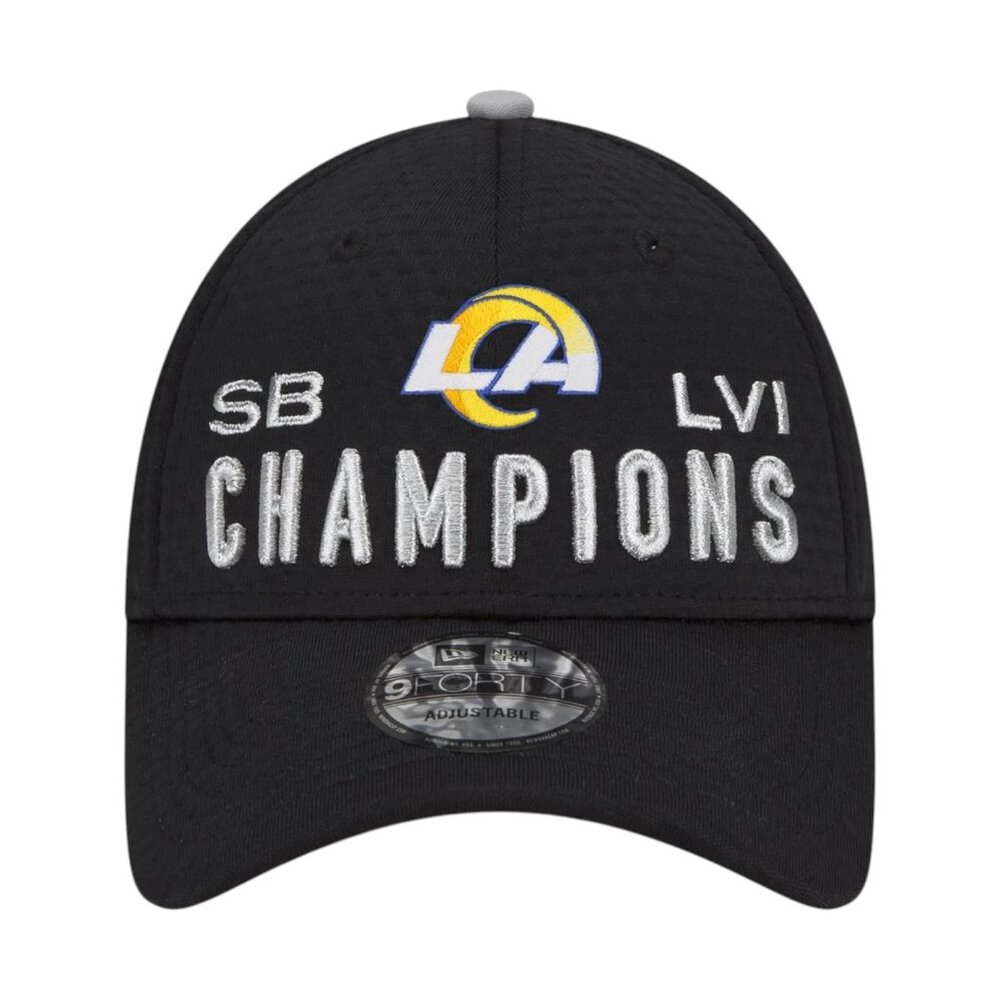 New Era Los Angeles Rams Super Bowl LVI Champions Hat 9Forty Snapback Cap - Picture 5 of 7
